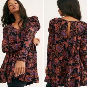 Free People Hello Lover Dress Size XS
Puff Sleeves Rayon Spandex purple tunic